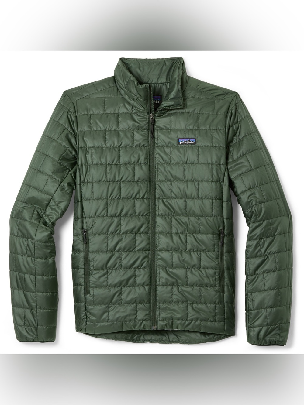 PATAGONIA Nano Puff Quilted Puffer Jacket - Forest Green